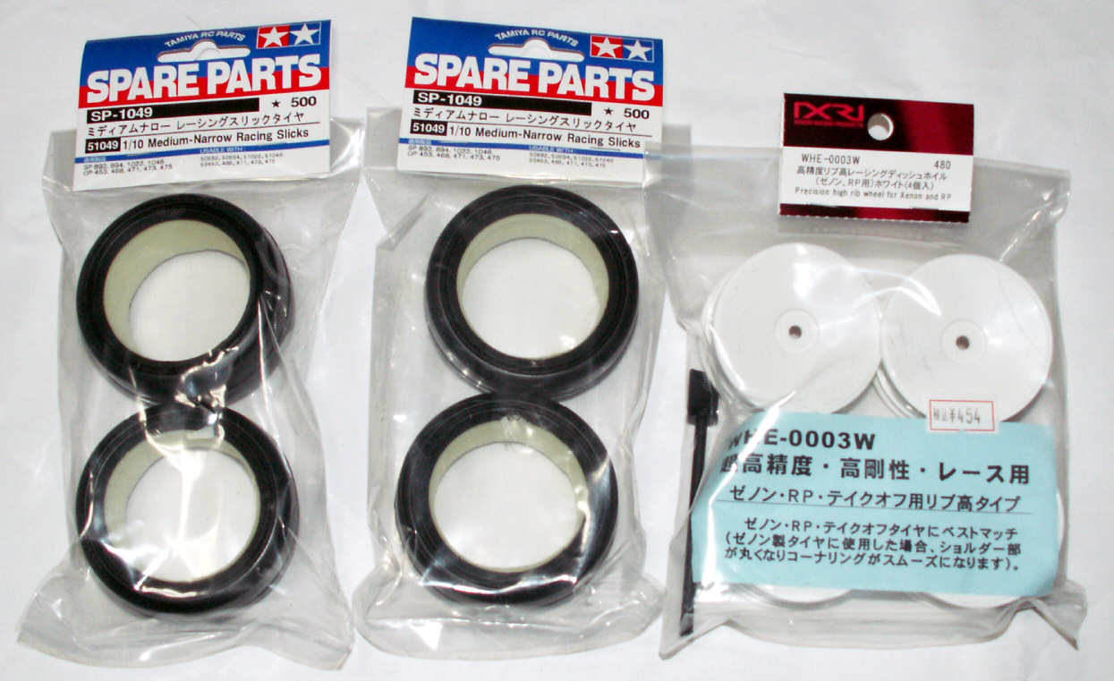 タミヤ R C PARTS SPARE SP-454 レーシングスリックタイヤ